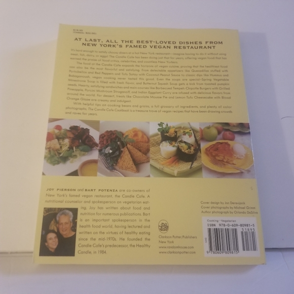 The Candle Cafe Cookbook*. by Joy Pierson - Picture 2 of 3